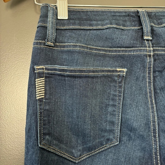 PAIGE Verdugo Ankle- Nottingham Dark Wash Cropped Ankle Skinny Jeans Size 28 - Picture 9 of 11